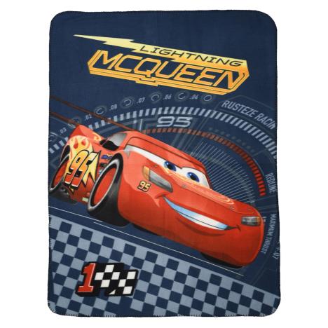 Disney Cars Lightning McQueen Blue Fleece Blanket £5.49